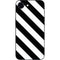 Black and White Geometric Stripes iPhone 16e Skin